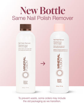 Mineral Fusion Nail Polish Remover 6 fl oz back view