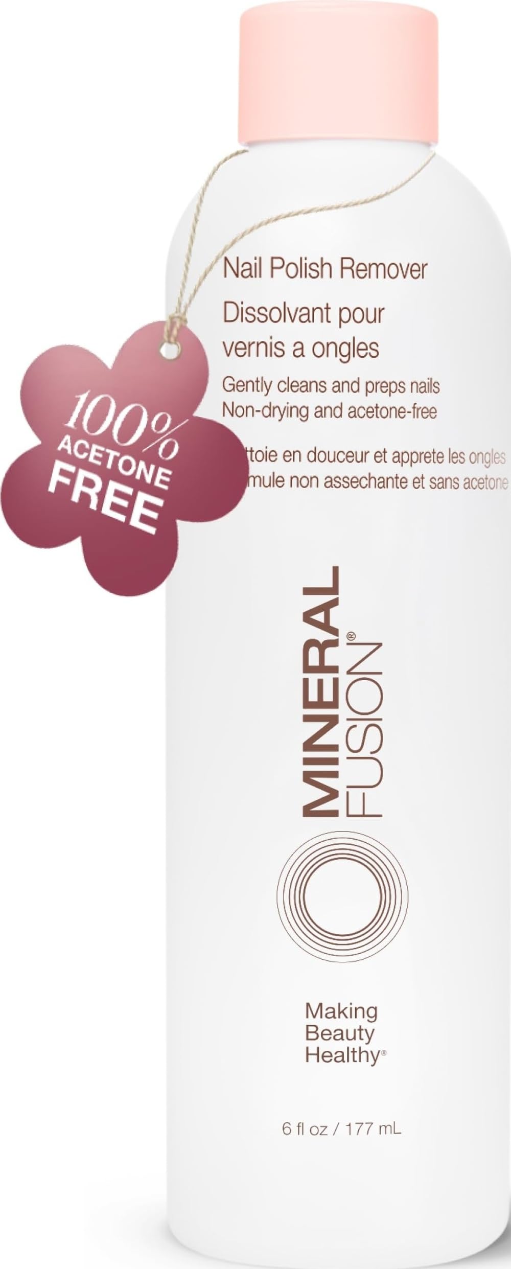 Mineral Fusion Nail Polish Remover 6 fl oz front view