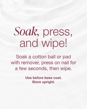 Mineral Fusion Nail Polish Remover with manicure tools