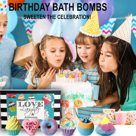 Mineral Me California bath bombs gift box packaging