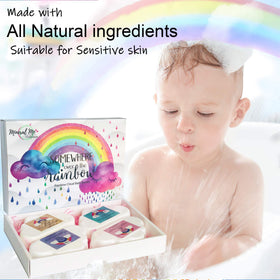 Mineral Me California Rainbow Cloud Bath Bombs ingredients list