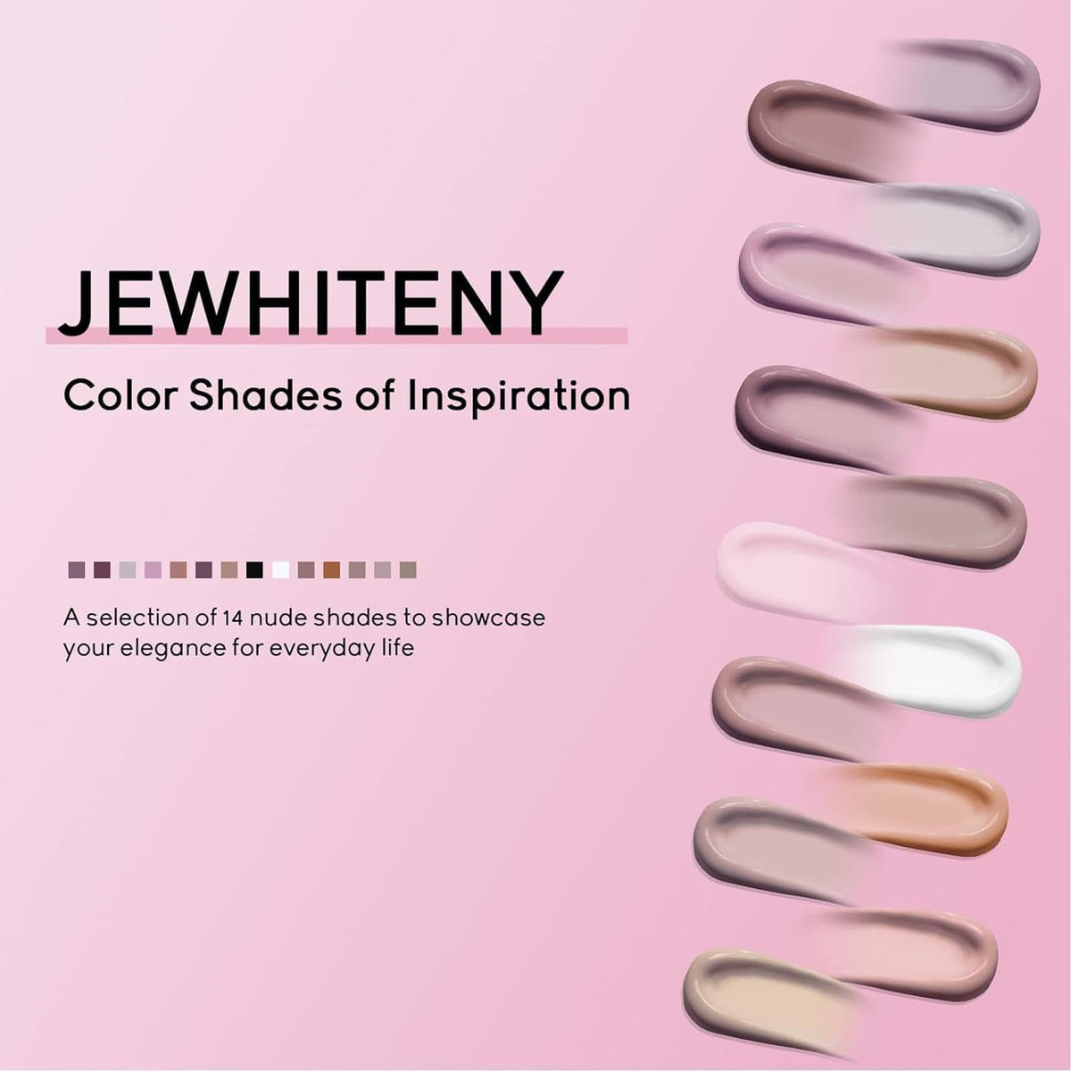 Mini nail lamp for curing gel nails in JEWHITENY kit