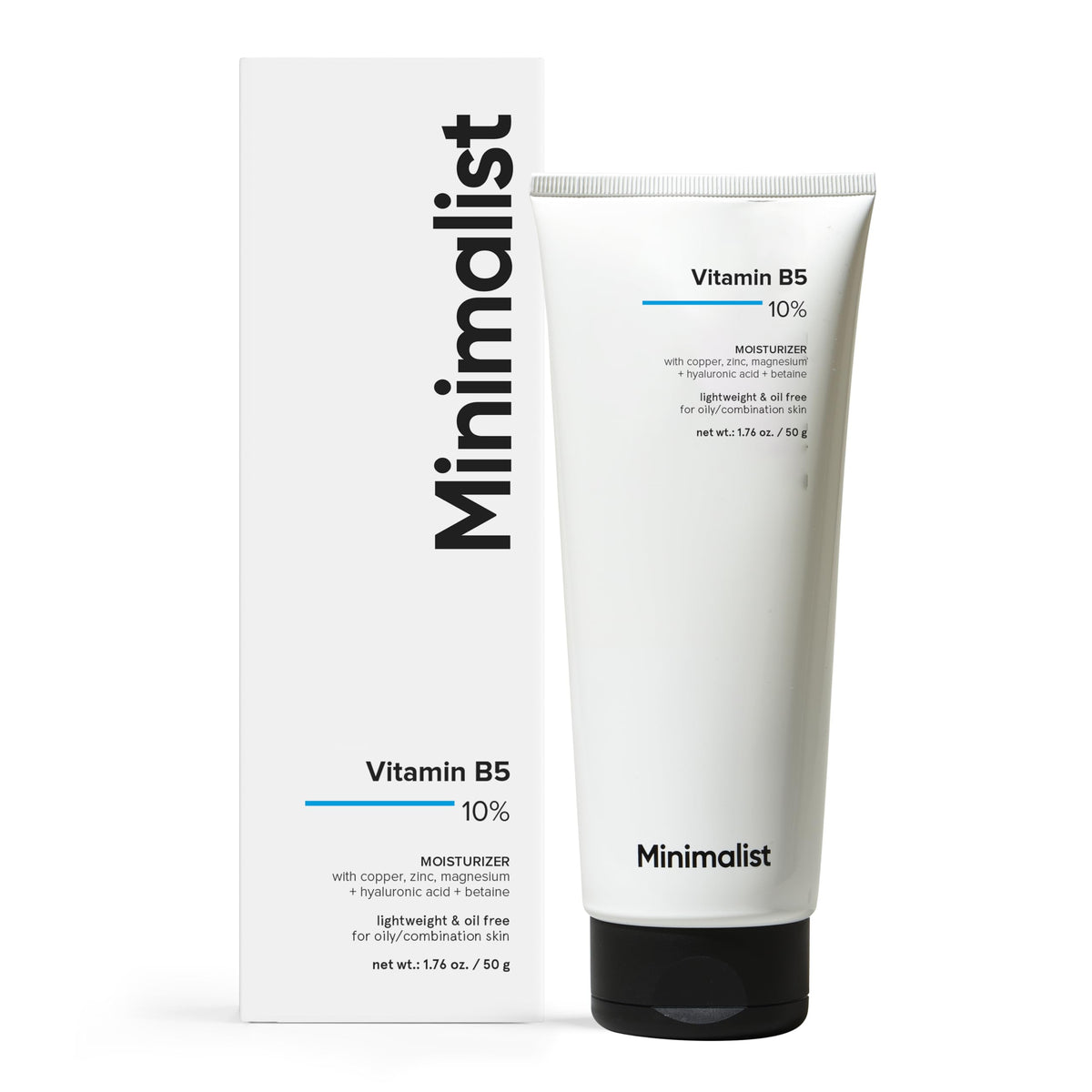 Minimalist Panthenol Face Moisturizer 10% front view