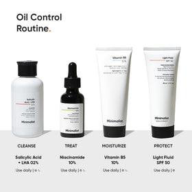 Minimalist Panthenol Face Moisturizer 10% on bathroom shelf