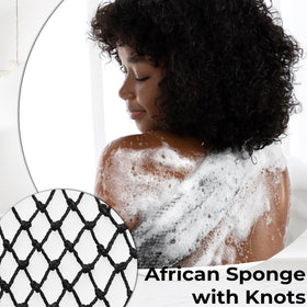 MINISENTIALS African Net Sponge packaging front view