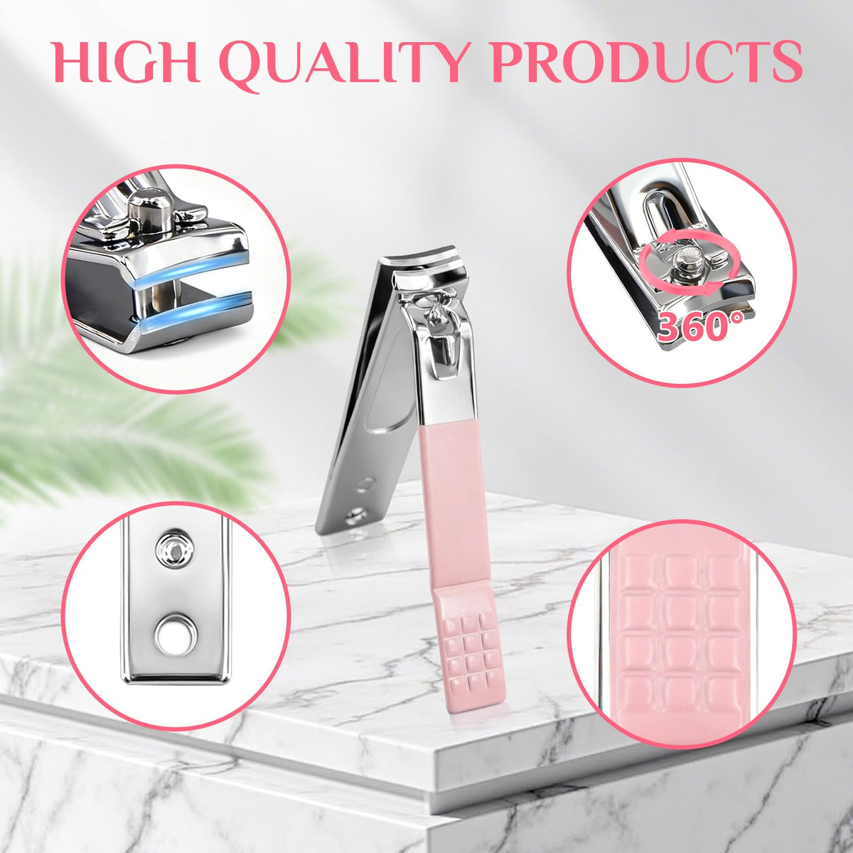 MINKINH Manicure tools including clippers and scissors