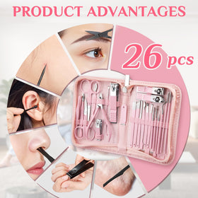 MINKINH Nail care tools with travel case