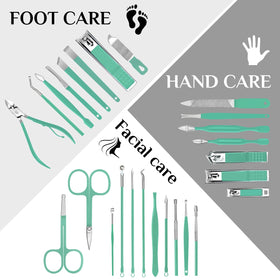 MINKINH portable nail kit with organized compartments