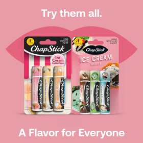 Mint Chocolate Chip ChapStick tube close-up