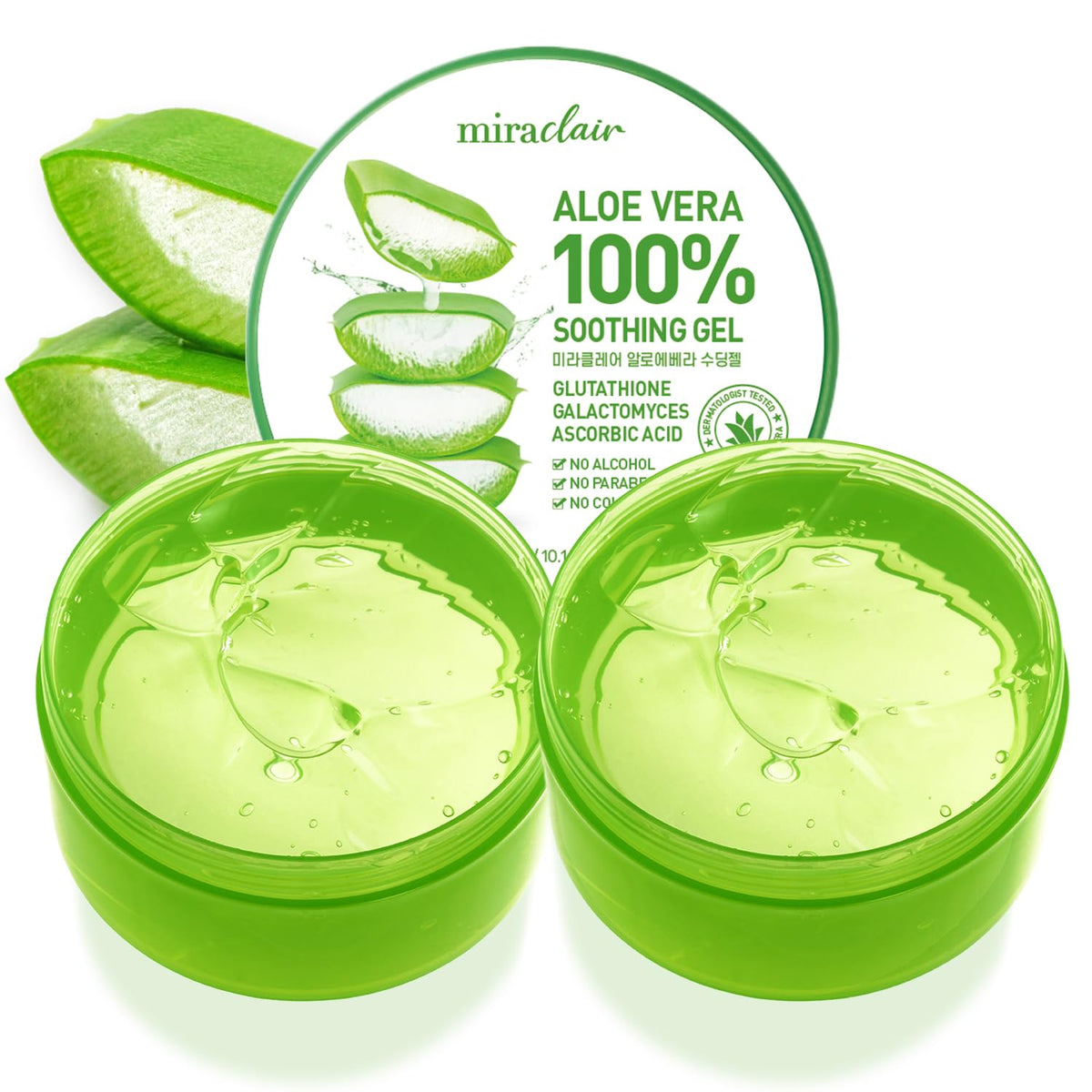 MIRACLAIR Aloe Vera Gel 10.1 Oz front view