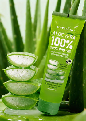 MIRACLAIR Aloe Vera Gel 100% Pure 4 Pack packaging details