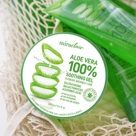 MIRACLAIR Aloe Vera Gel used on hair