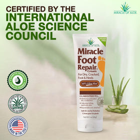 Miracle of Aloe Foot Repair Cream 100g packaging
