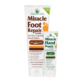 Miracle of Aloe UltraAloe Foot Cream 8+1 oz front view