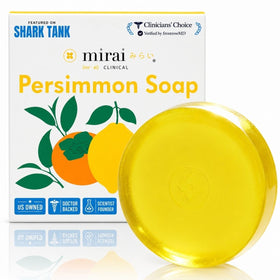 Mirai Persimmon Soap front view with lavender scent
