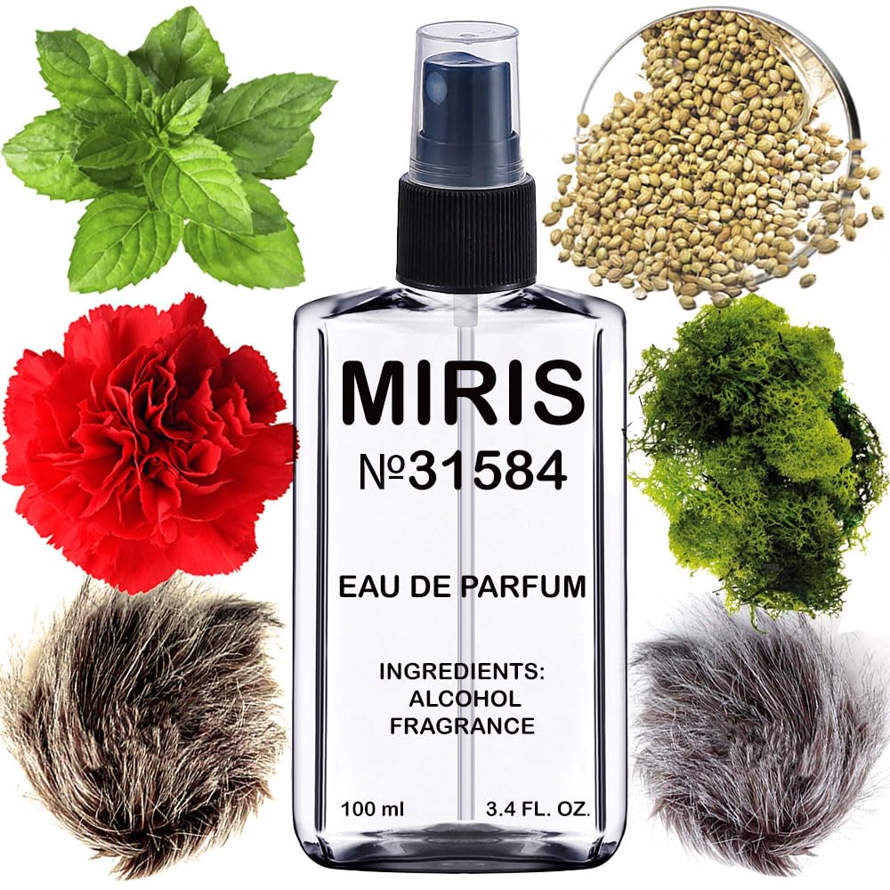 MIRIS Eau de Parfum 100 ml front view with clear bottle