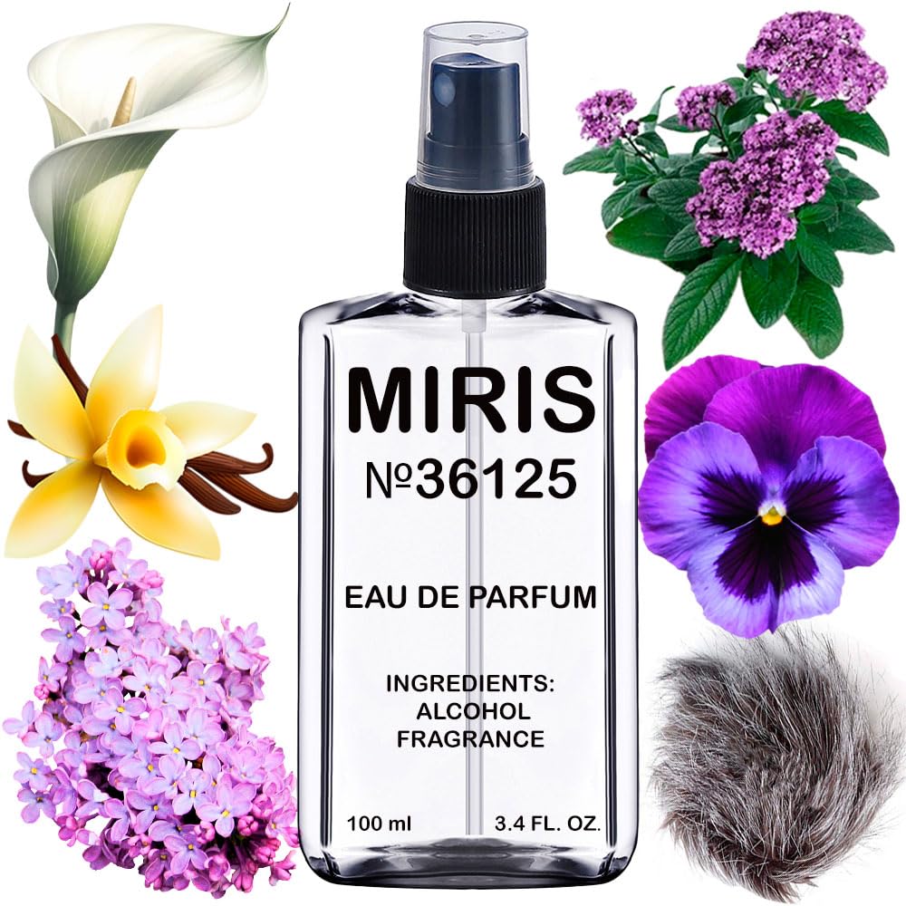 MIRIS Eau de Parfum 100 ml front view with floral design