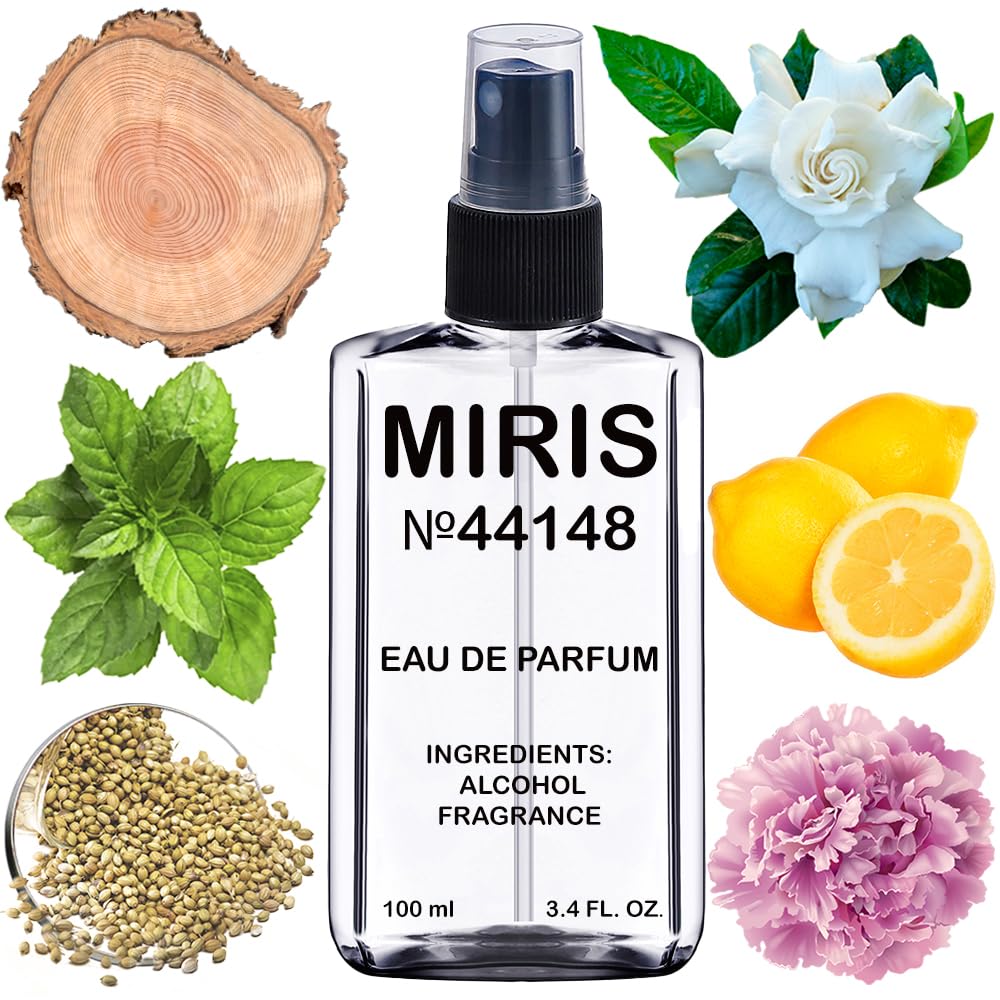 MIRIS Eau de Parfum 100 ml front view with floral design