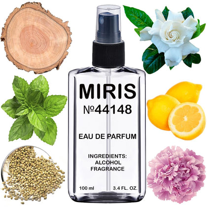 MIRIS Eau de Parfum 100 ml front view with floral design