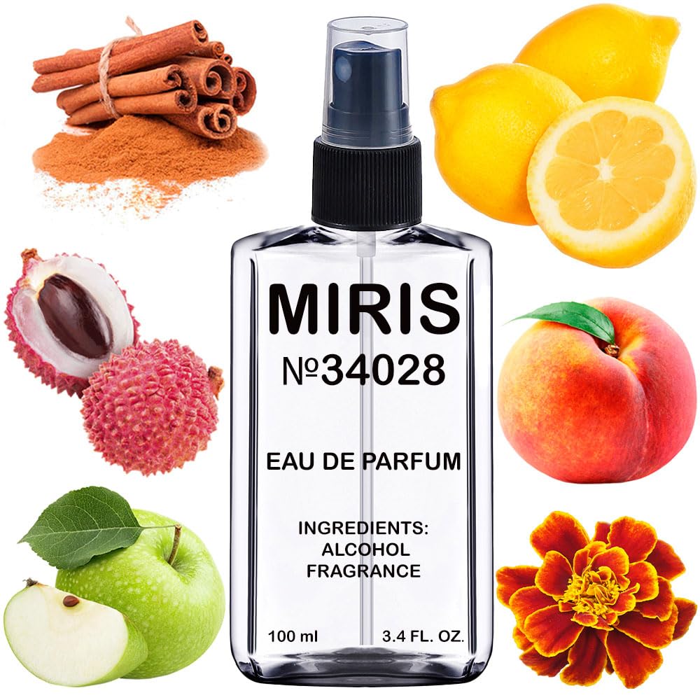 MIRIS Eau de Parfum 100 ml front view with floral design
