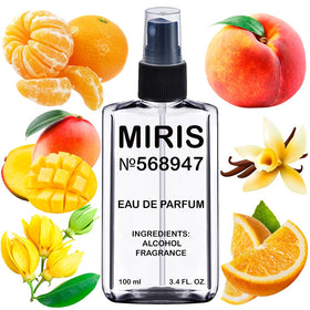 MIRIS Eau de Parfum 100 ml front view with floral design