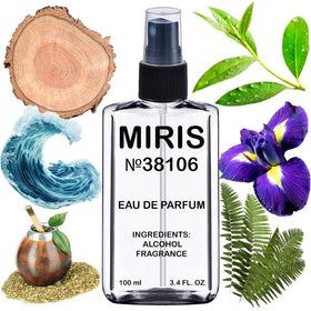 MIRIS Eau de Parfum 100 ml front view with floral design
