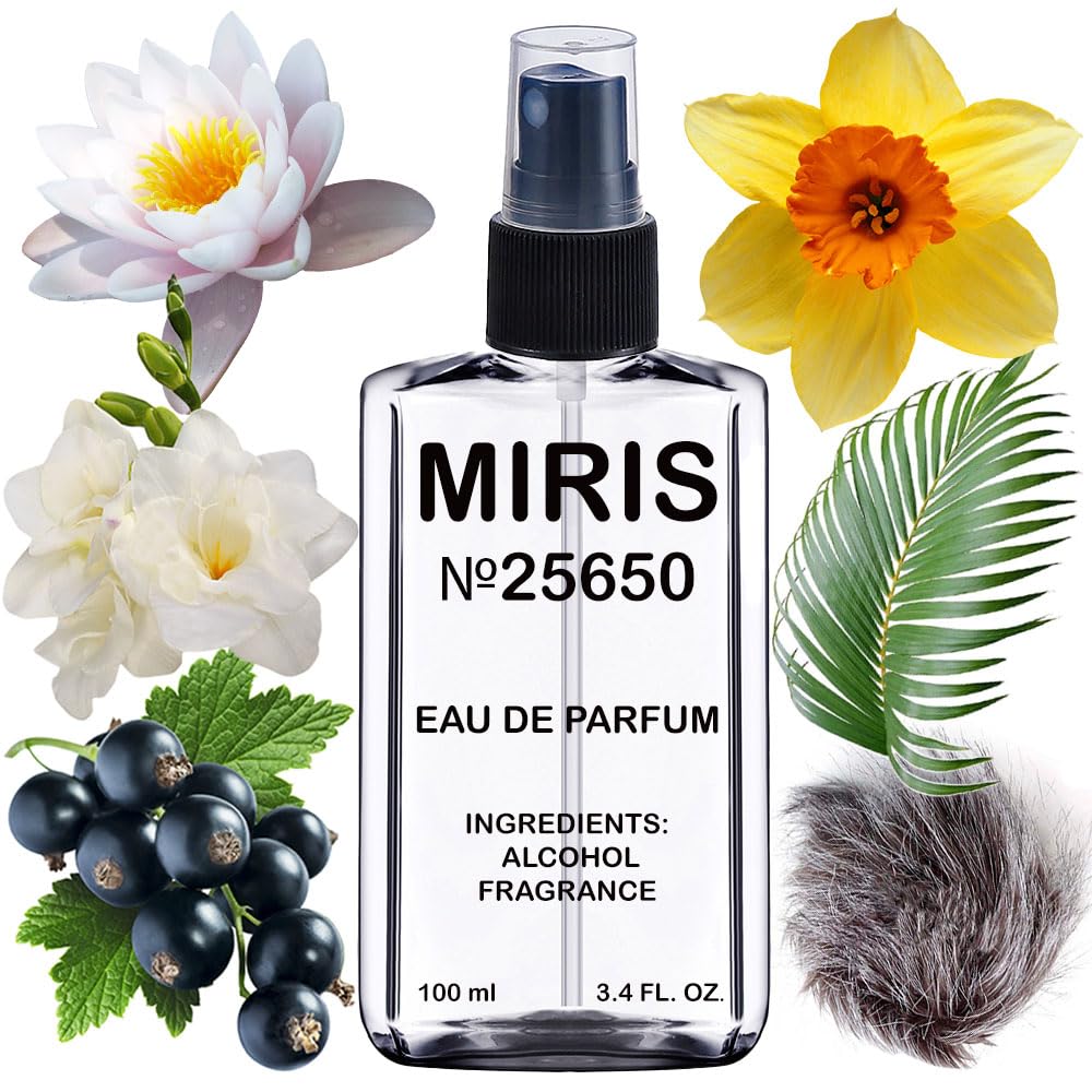 MIRIS Eau de Parfum 100 ml front view with floral design