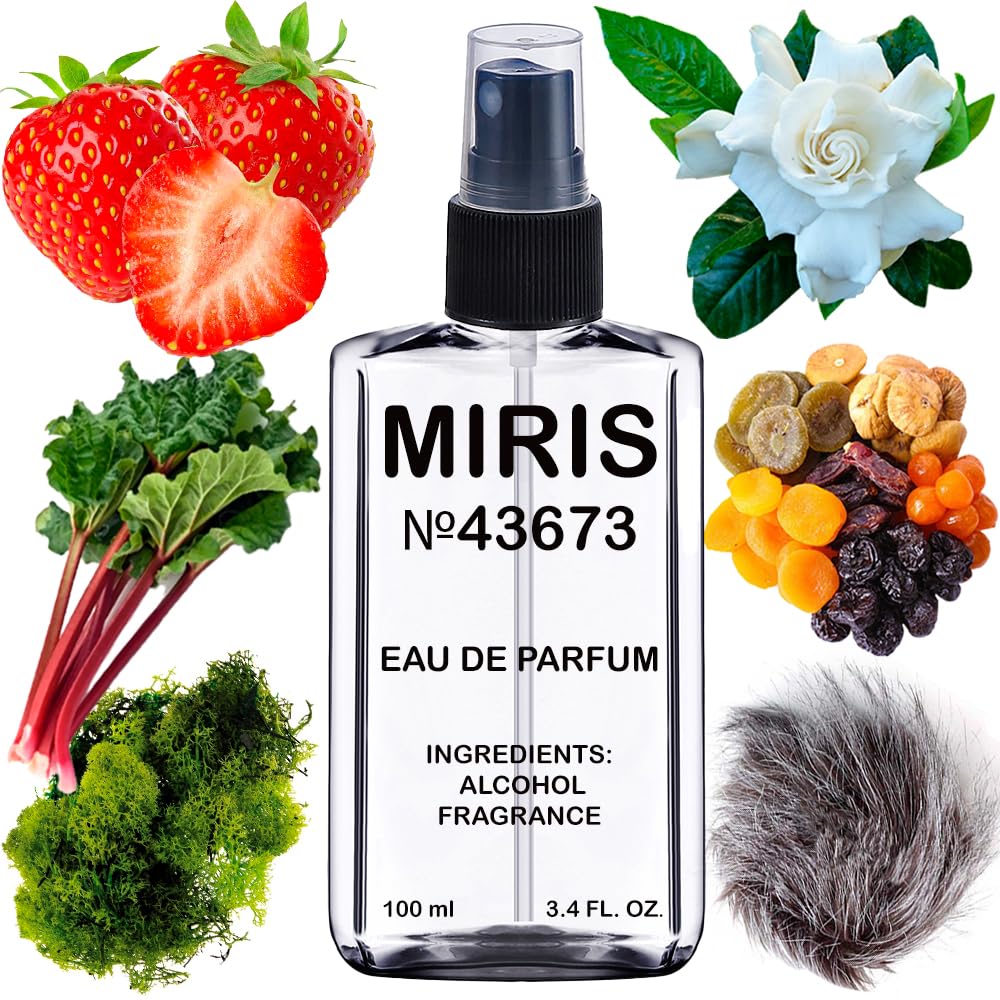 MIRIS Eau de Parfum 100 ml front view with floral design