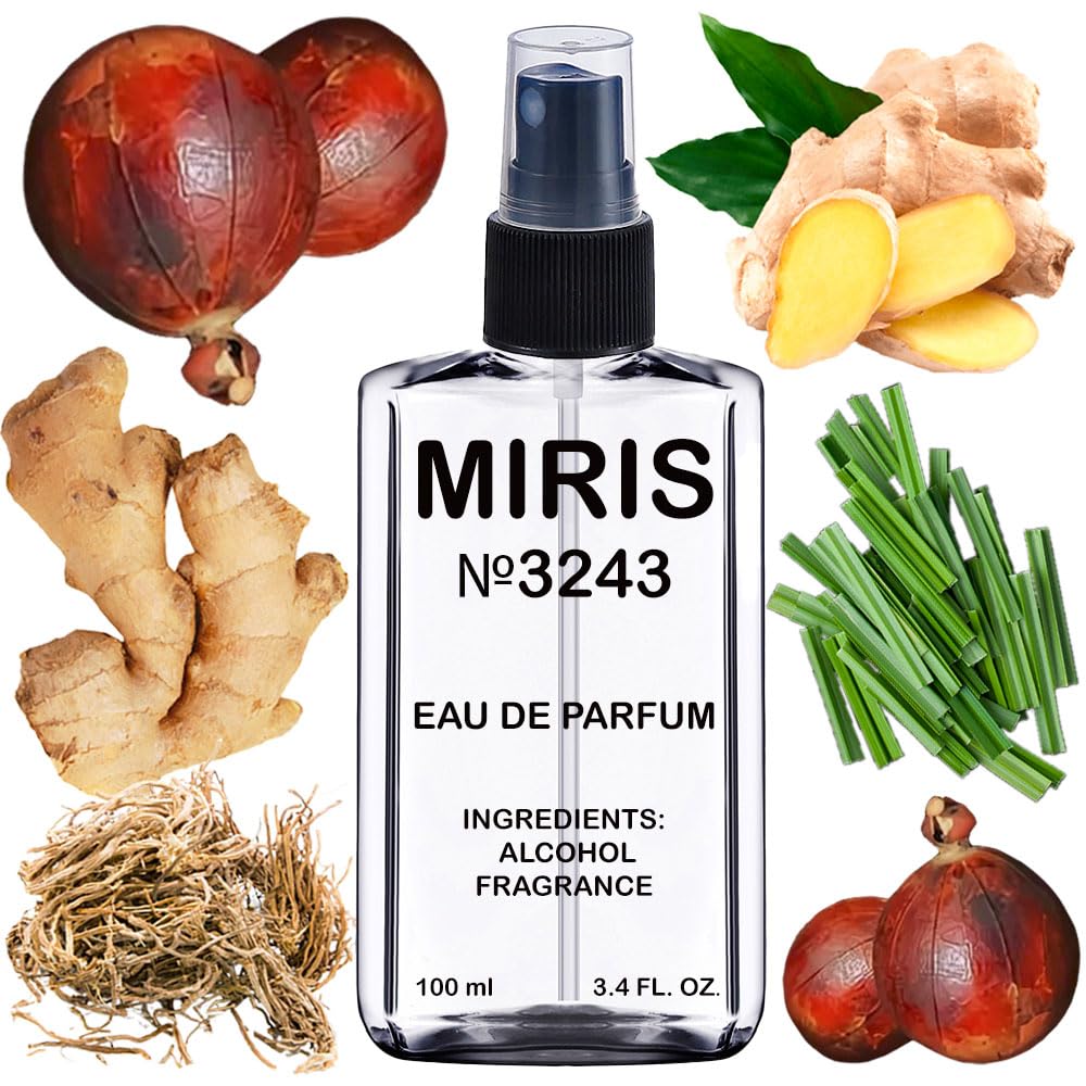 MIRIS Eau de Parfum 100 ml front view with recyclable bottle