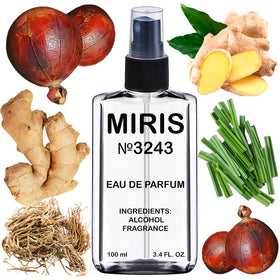 MIRIS Eau de Parfum 100 ml front view with recyclable bottle