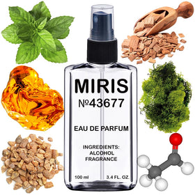 MIRIS Eau de Parfum 100ml front view in recyclable bottle