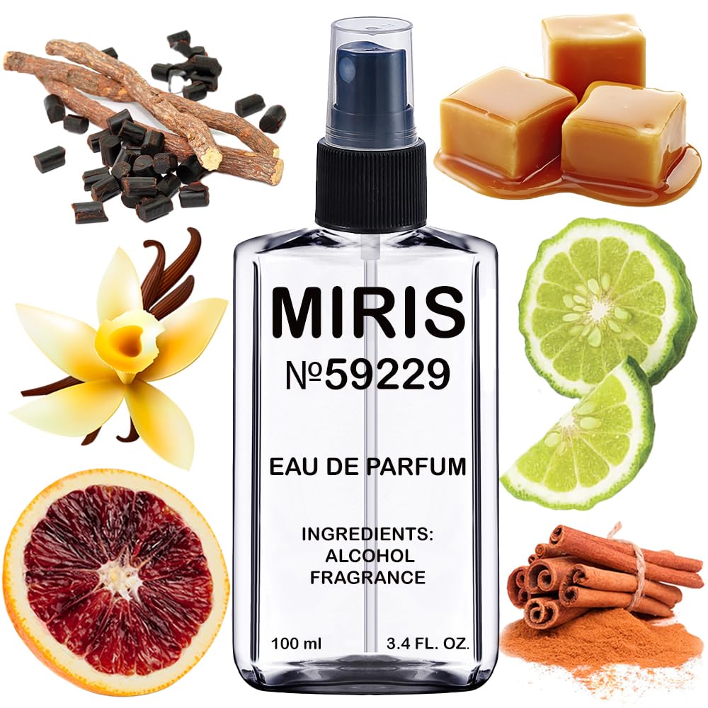 MIRIS Eau de Parfum 100ml front view with floral design
