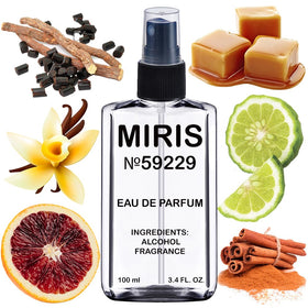 MIRIS Eau de Parfum 100ml front view with floral design