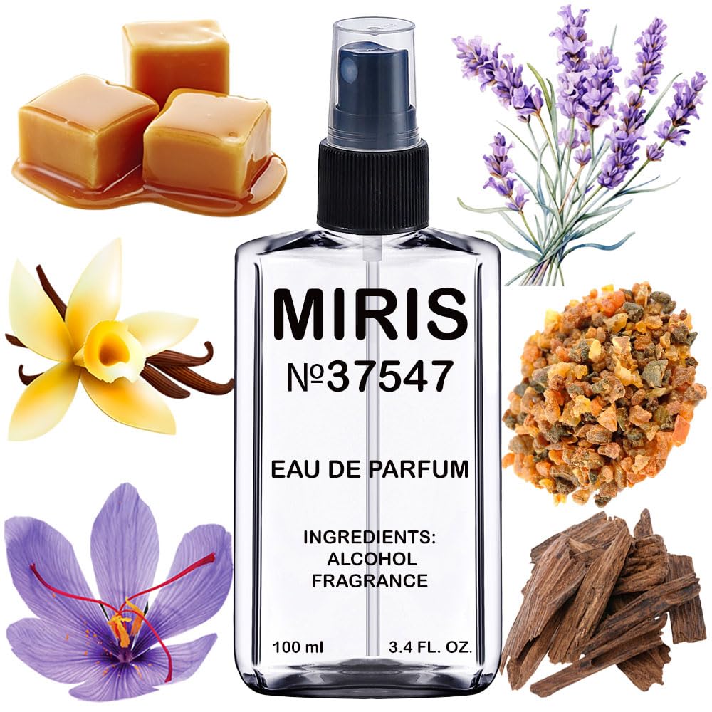 MIRIS Eau de Parfum 100ml front view with floral design