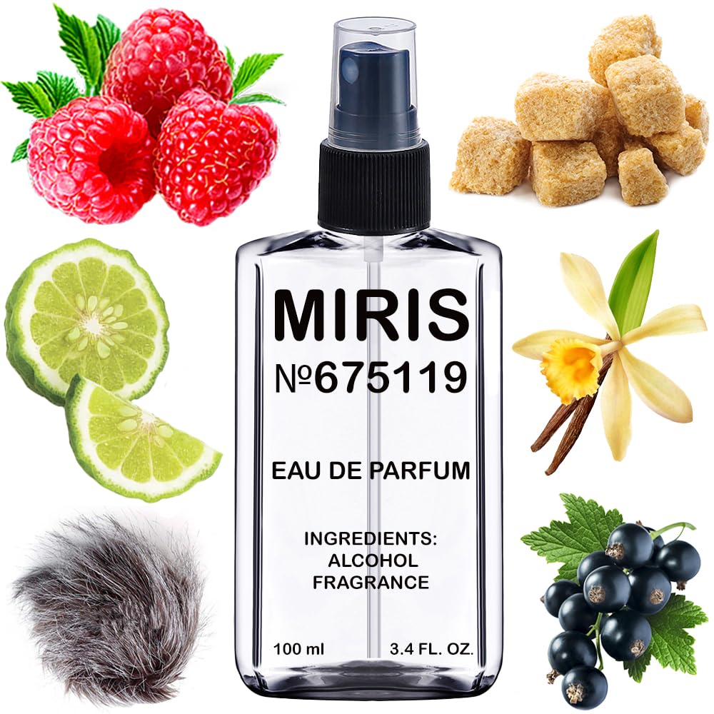 MIRIS Eau de Parfum 100ml front view with floral design