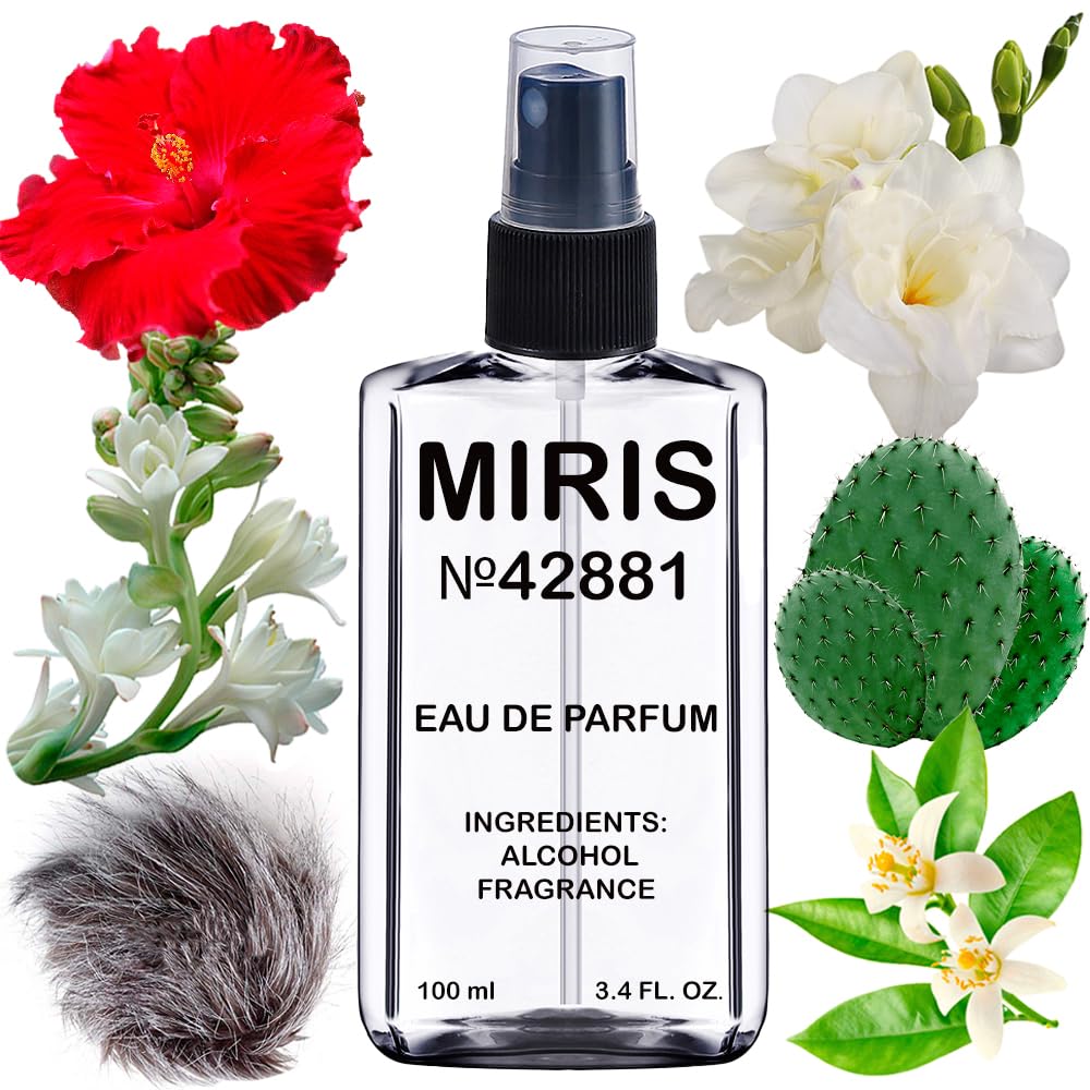 MIRIS Eau de Parfum 100ml front view with floral design