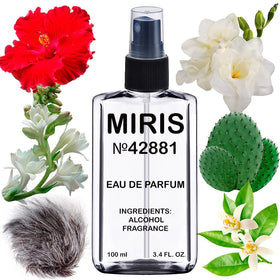 MIRIS Eau de Parfum 100ml front view with floral design
