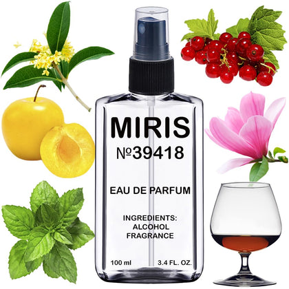 MIRIS Eau de Parfum 100ml front view with floral design