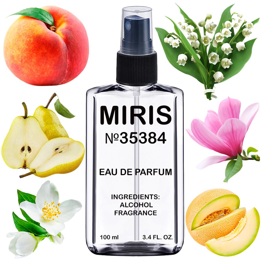 MIRIS Eau de Parfum 100ml front view with floral design