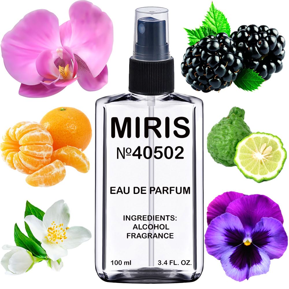 MIRIS Eau de Parfum 100ml front view with floral design