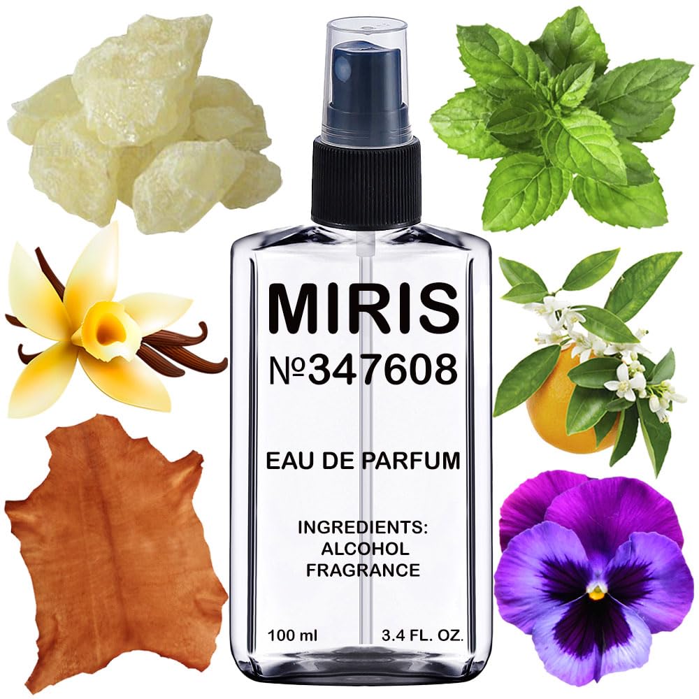 MIRIS Eau de Parfum 100ml front view with floral design