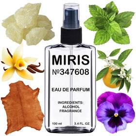 MIRIS Eau de Parfum 100ml front view with floral design