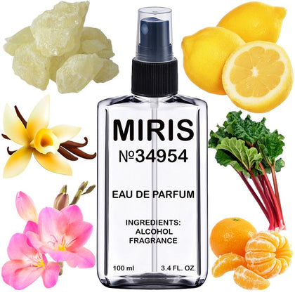 MIRIS Eau de Parfum 100ml front view with floral design