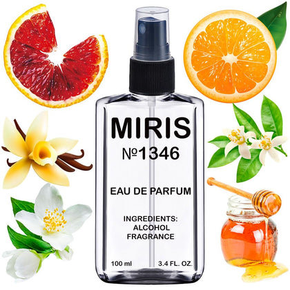 MIRIS Eau de Parfum 100ml front view with floral design