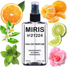 MIRIS Eau de Parfum 100ml front view with floral design