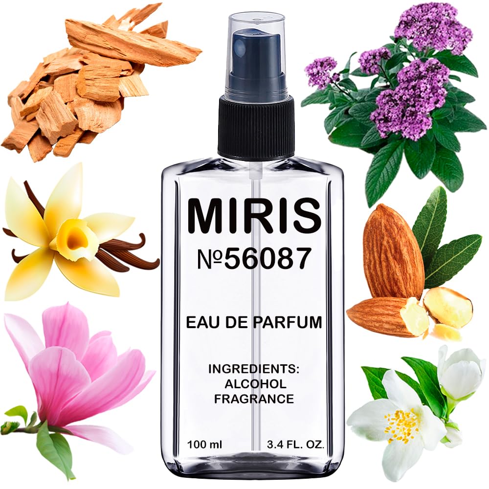 MIRIS Eau de Parfum 100ml front view with floral design