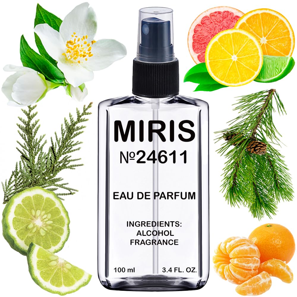 MIRIS Eau de Parfum 100ml front view with floral design