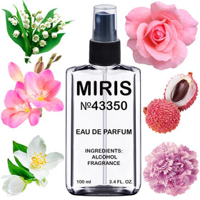 MIRIS Eau de Parfum 100ml front view with floral design