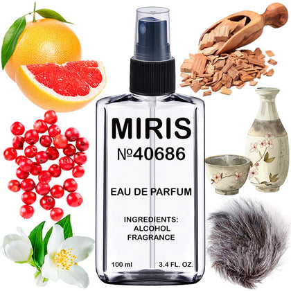 MIRIS Eau de Parfum 100ml front view with floral design