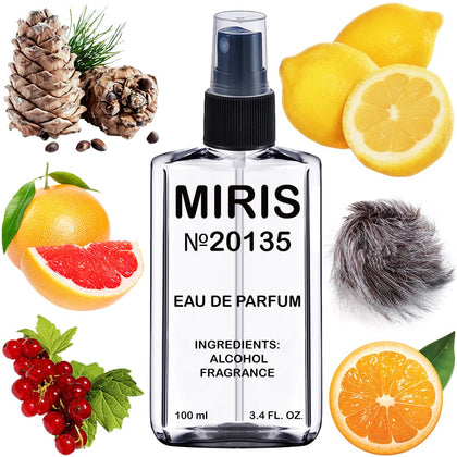 MIRIS Eau de Parfum 100ml front view with floral design